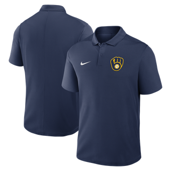 Men's Nike  Navy Milwaukee Brewers Dri-FIT Victory Polo