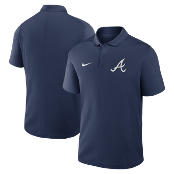 Men's Nike  Navy Atlanta Braves Dri-FIT Victory Polo