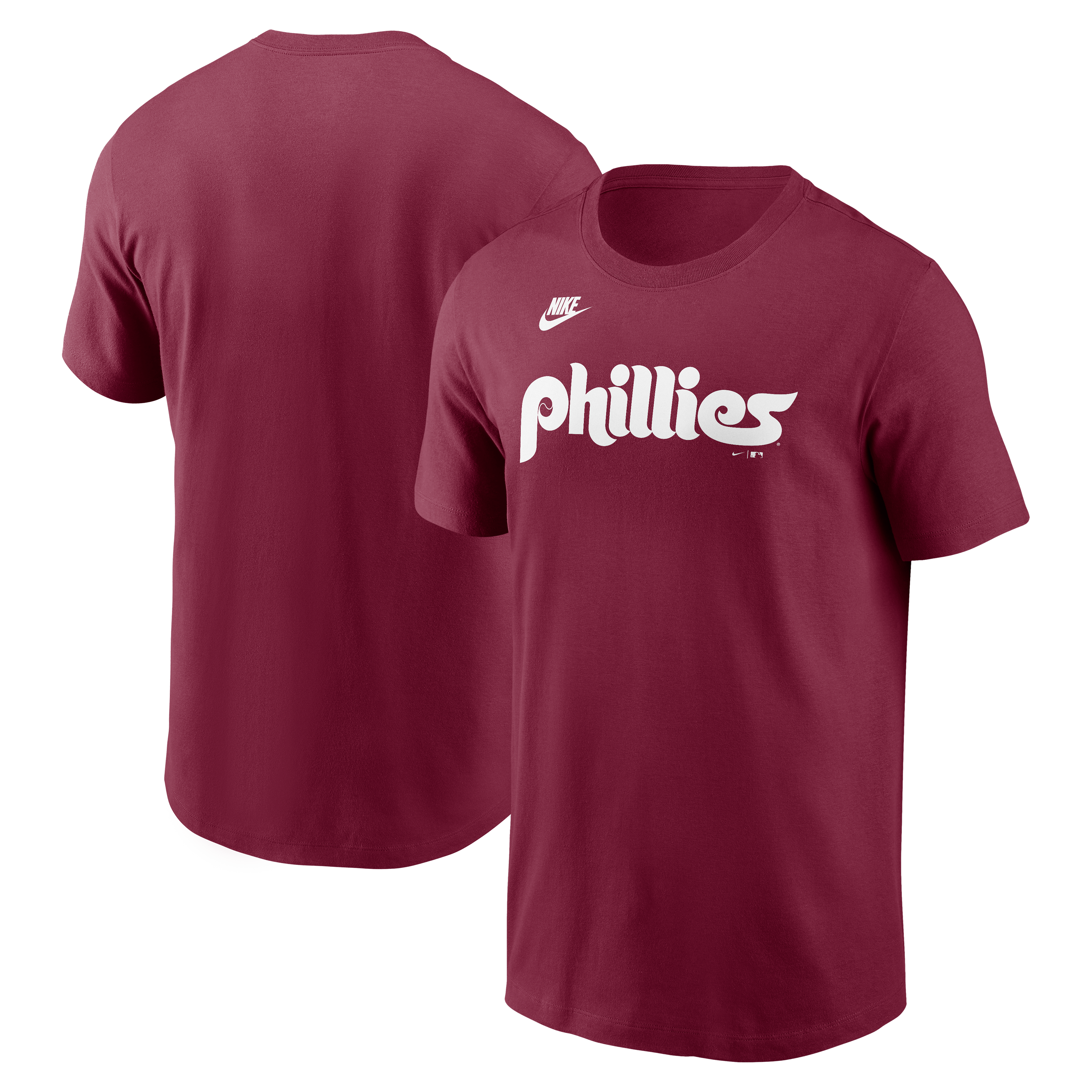 Men's Nike Burgundy Philadelphia Phillies Cooperstown T-Shirt