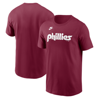 Men's Nike Burgundy Philadelphia Phillies Cooperstown T-Shirt