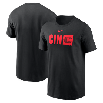 Men's Nike Black Cincinnati Reds City Connect Tricode T-Shirt