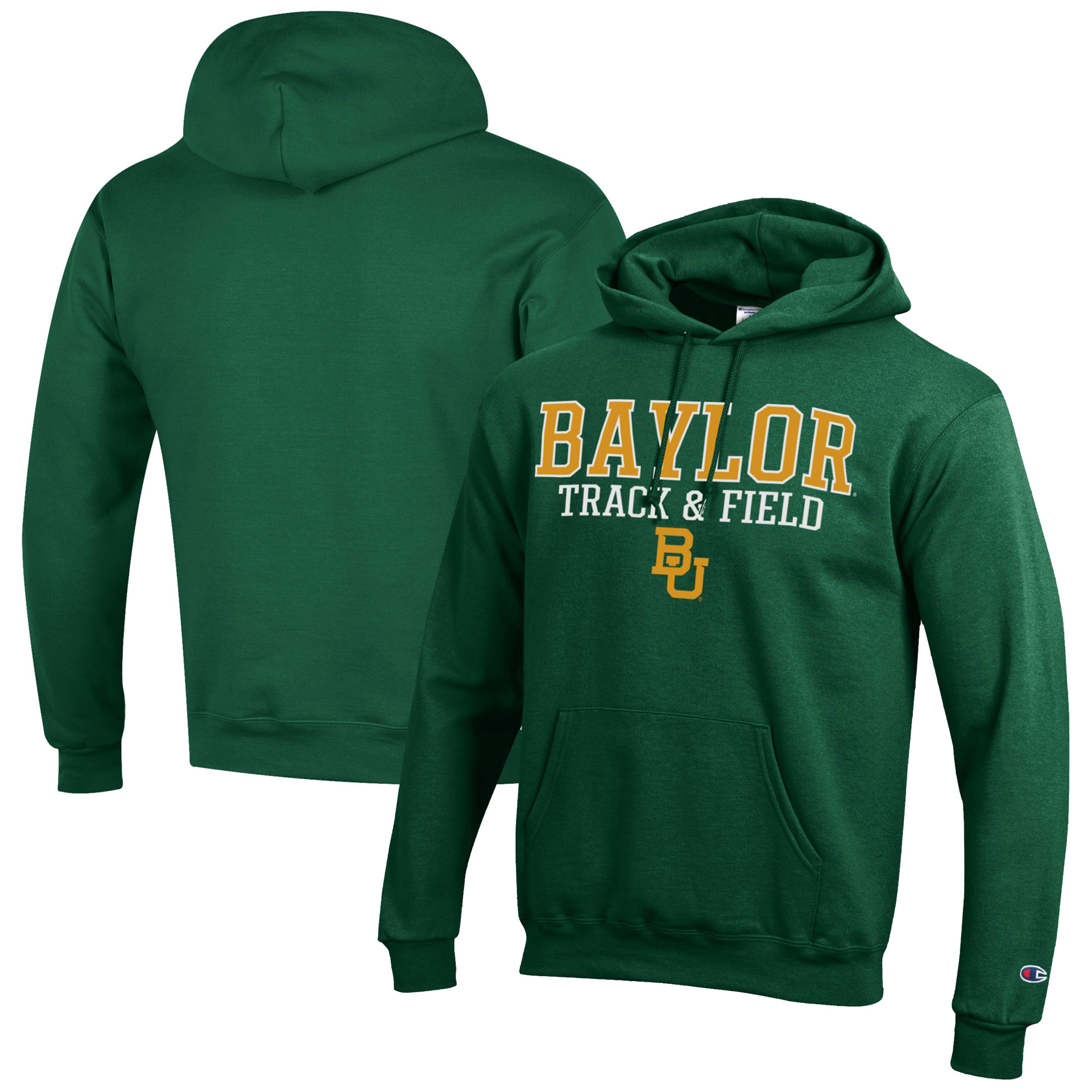 Men’s Champion Green Baylor Bears Track & Field Stack Powerblend Pullover Hoodie Men’s Champion Green Baylor Bears Track & Field Stack Powerblend Pullover Hoodie