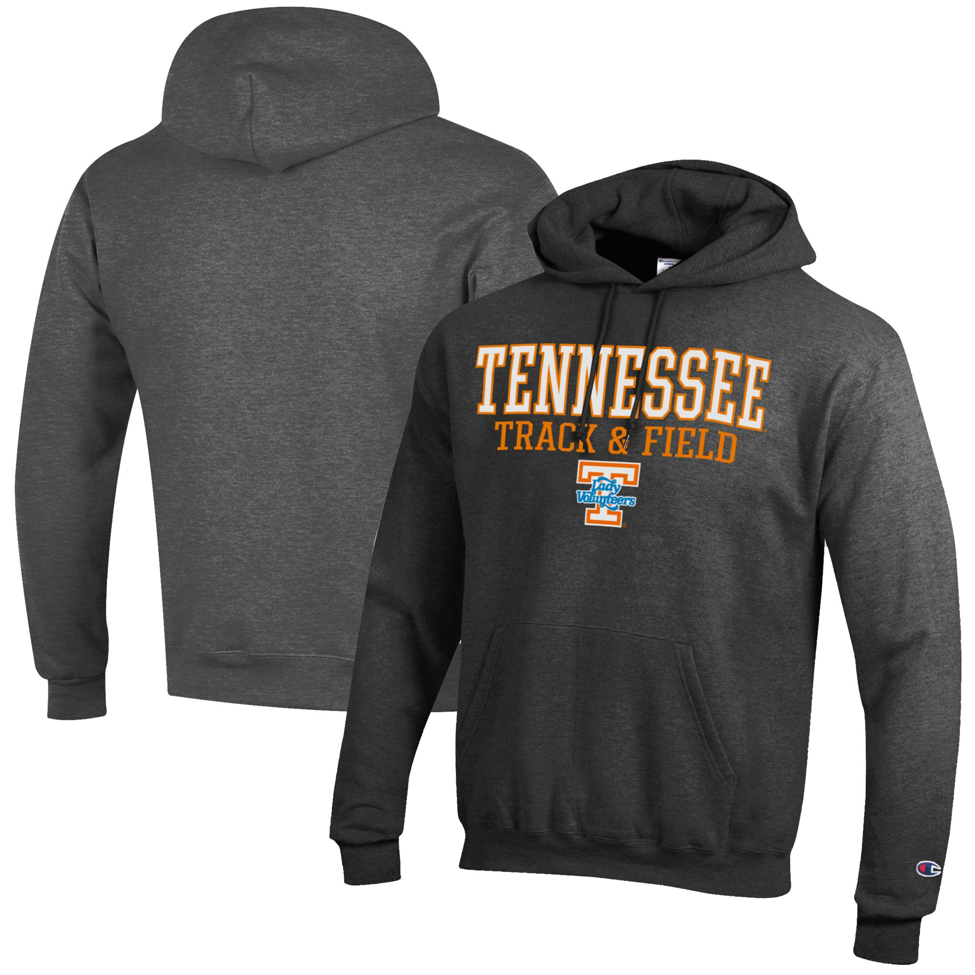Men’s Champion Charcoal Tennessee Volunteers Track & Field Stack Powerblend Pullover Hoodie Men’s Champion Charcoal Tennessee Volunteers Track & Field Stack Powerblend Pullover Hoodie