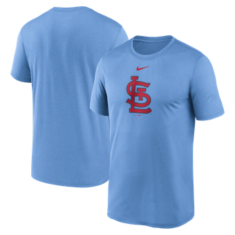 Men's Nike  Light Blue St. Louis Cardinals Legend Fuse Large Logo Dri-FIT T-Shirt