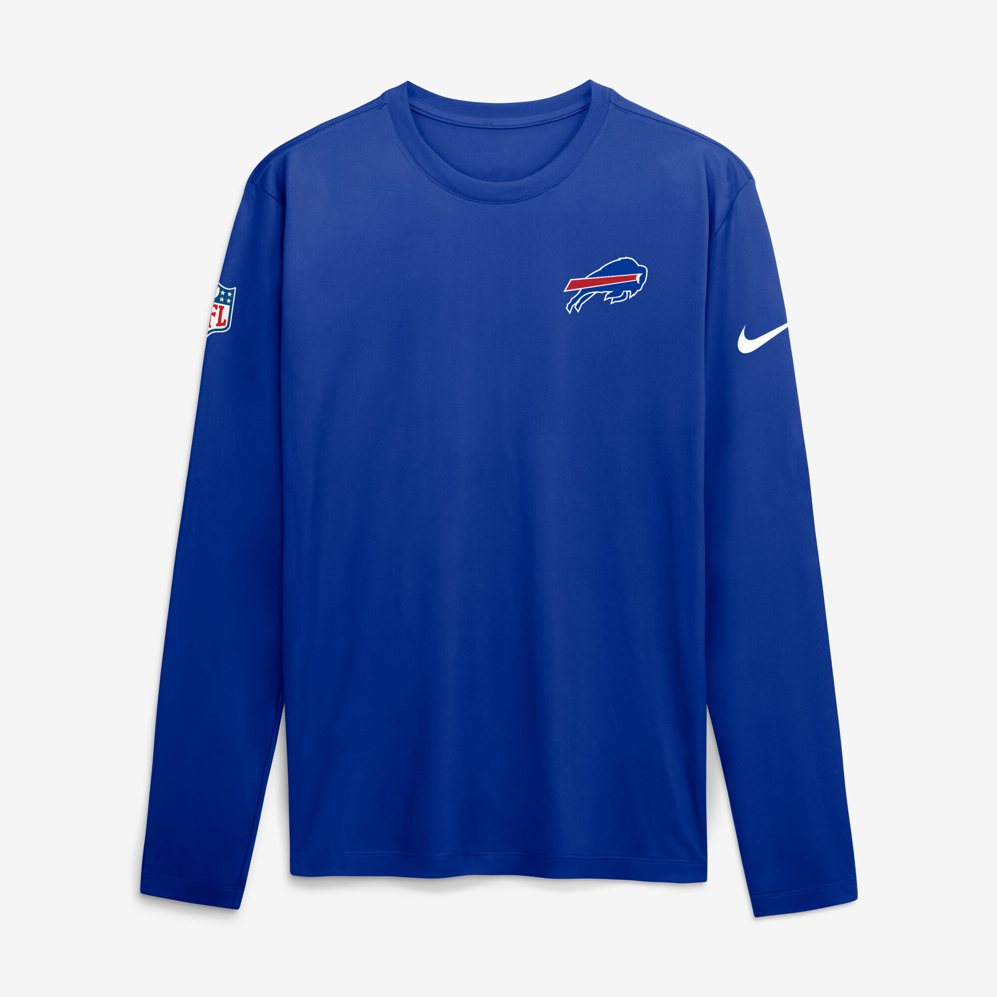 Men's Nike Royal Buffalo Bills Sideline Small Logo Legend Dri-FIT Long Sleeve T-Shirt