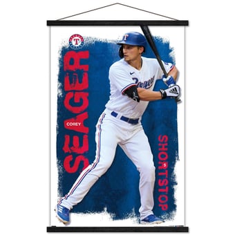 Corey Seager Texas Rangers 24" x 34.75" Magnetic Framed Player Poster
