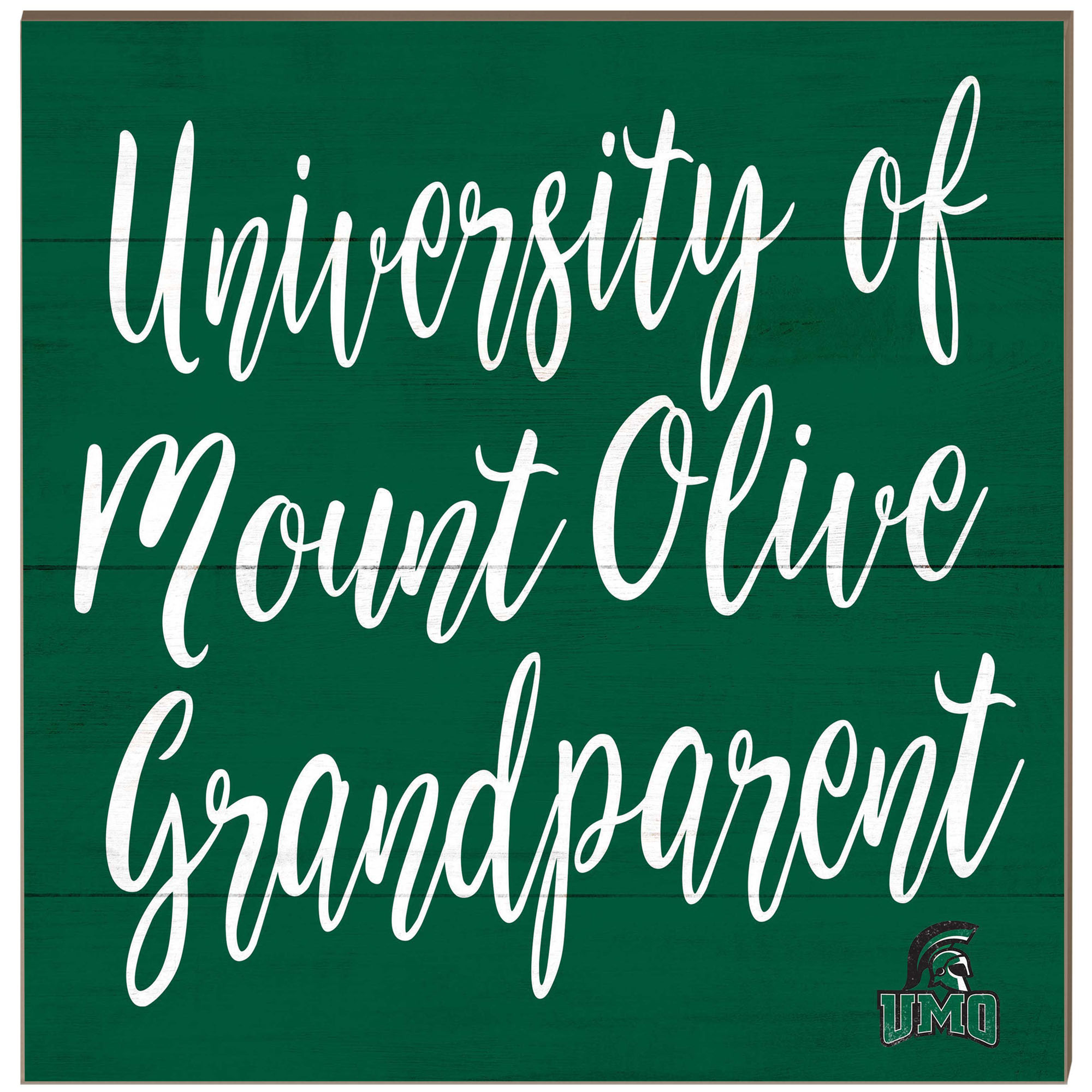 Mount Olive Trojans 10'' x 10'' Grandparent Plaque
