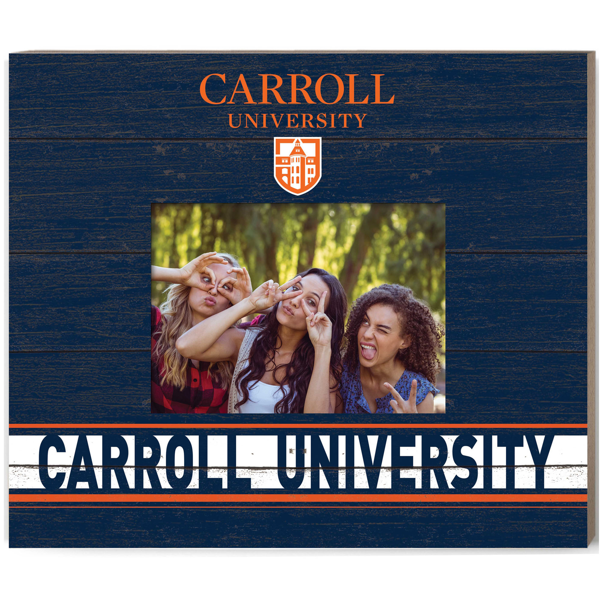 Carroll University Pioneers 11'' x 13'' Team Spirit Scholastic Picture Frame