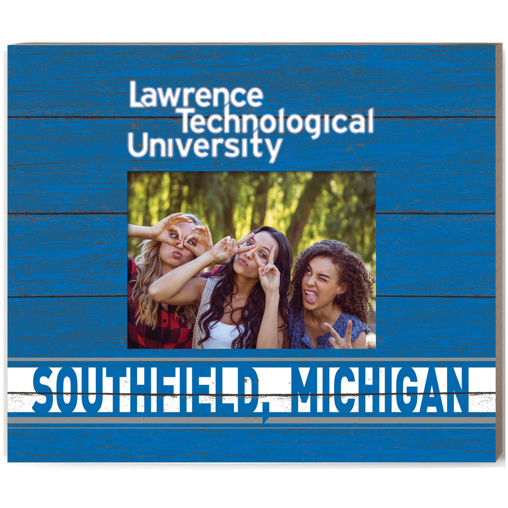 Lawrence Technological University Blue Devils 11'' x 13'' Team Spirit Scholastic Picture Frame