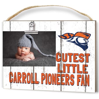 Carroll University Pioneers 8'' x 10'' Cutest Little Weathered Logo Clip Photo Frame