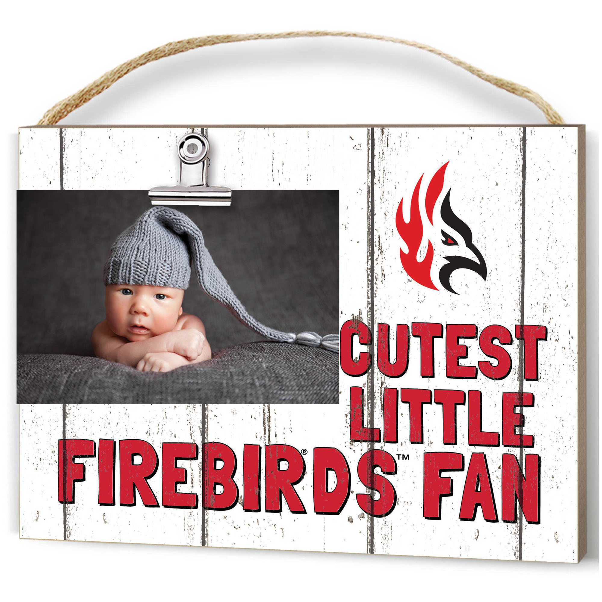 Carthage Firebirds 8'' x 10'' Cutest Little Weathered Logo Clip Photo Frame