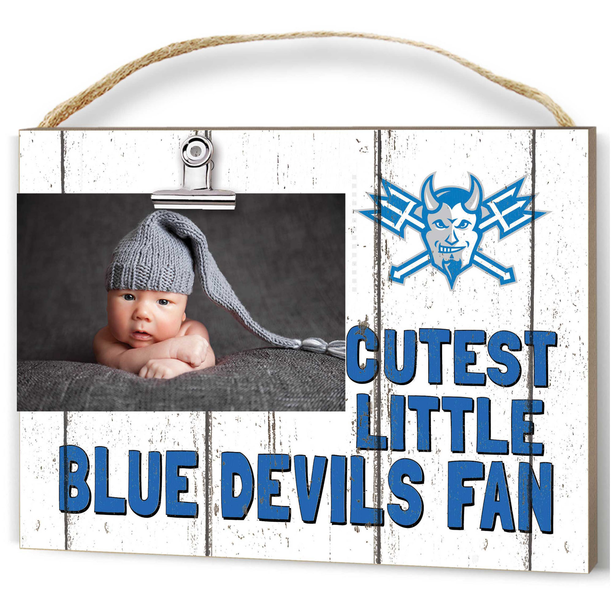 Lawrence Technological University Blue Devils 8'' x 10'' Cutest Little Weathered Logo Clip Photo Frame