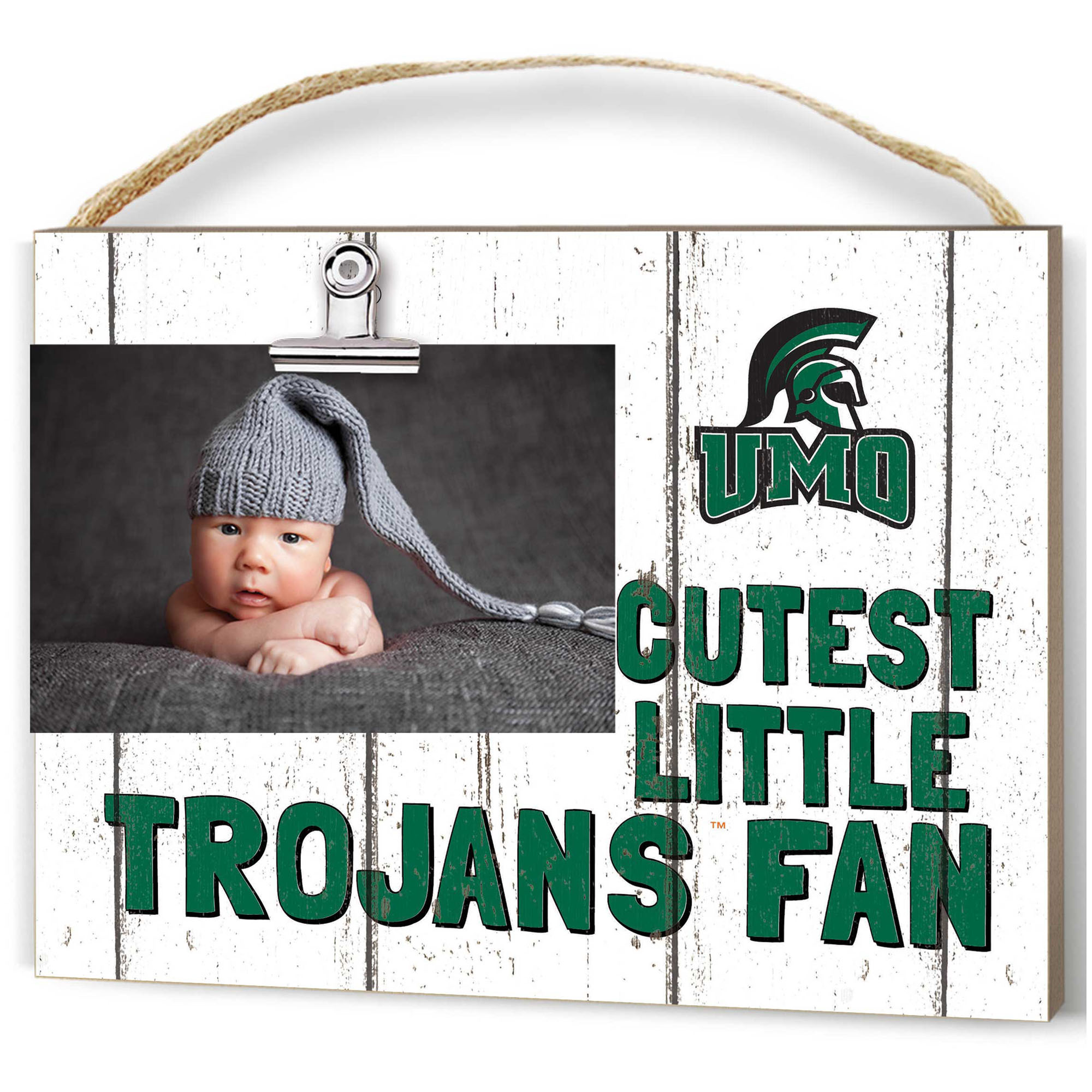 Mount Olive Trojans 8'' x 10'' Cutest Little Weathered Logo Clip Photo Frame