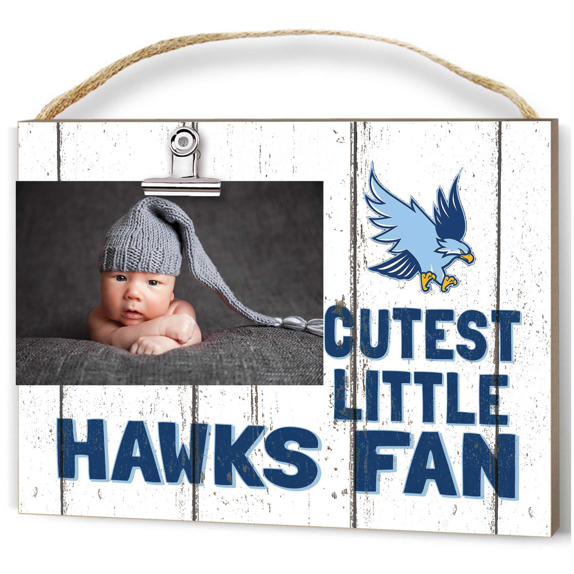 RWU Hawks 8'' x 10'' Cutest Little Weathered Logo Clip Photo Frame