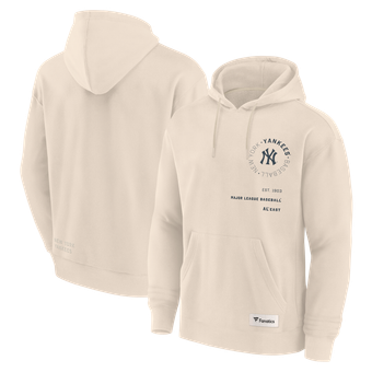 Men's Fanatics Cream New York Yankees Elements Future Ground Info Hoodie