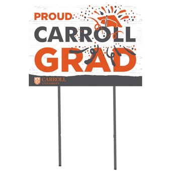 Carroll University Pioneers 18" x 24" Yard Sign