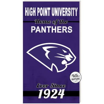 High Point Panthers 11'' x 20'' Indoor/Outdoor Home Of The Sign