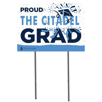 Citadel Bulldogs 18" x 24" Yard Sign