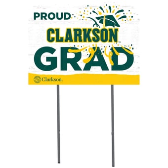 Clarkson Golden Knights 18" x 24" Yard Sign