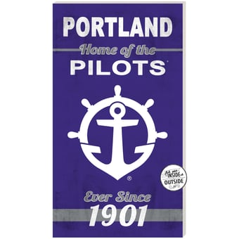 Portland Pilots 11'' x 20'' Indoor/Outdoor Home Of The Sign