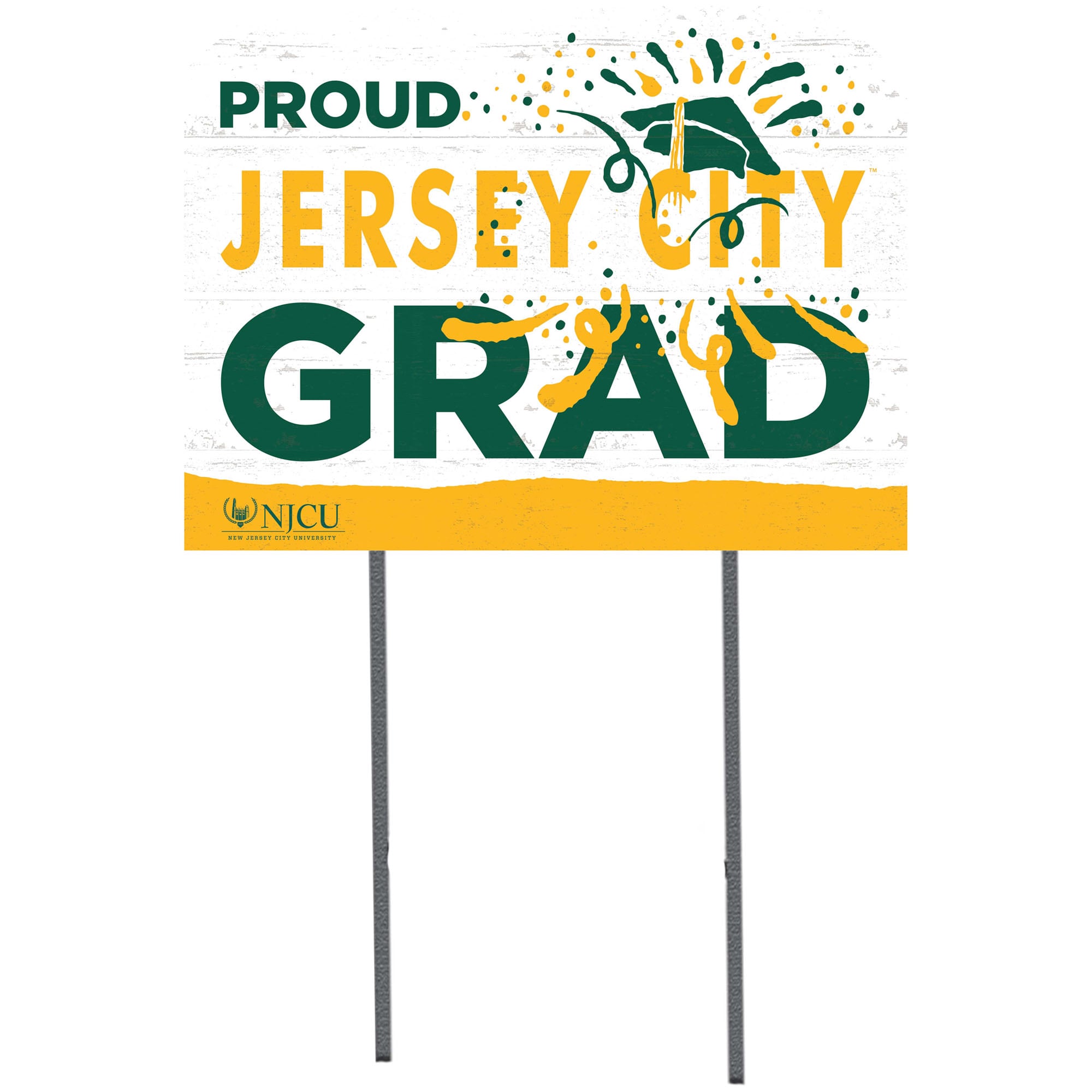 New Jersey City Gothic Knights 18" x 24" Yard Sign