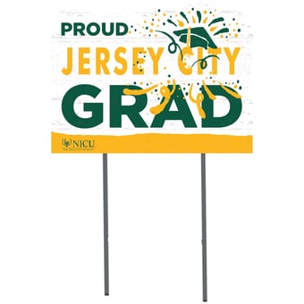 New Jersey City Gothic Knights 18" x 24" Yard Sign