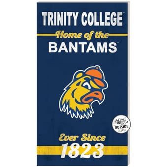 Trinity Bantams 11'' x 20'' Indoor/Outdoor Home Of The Sign