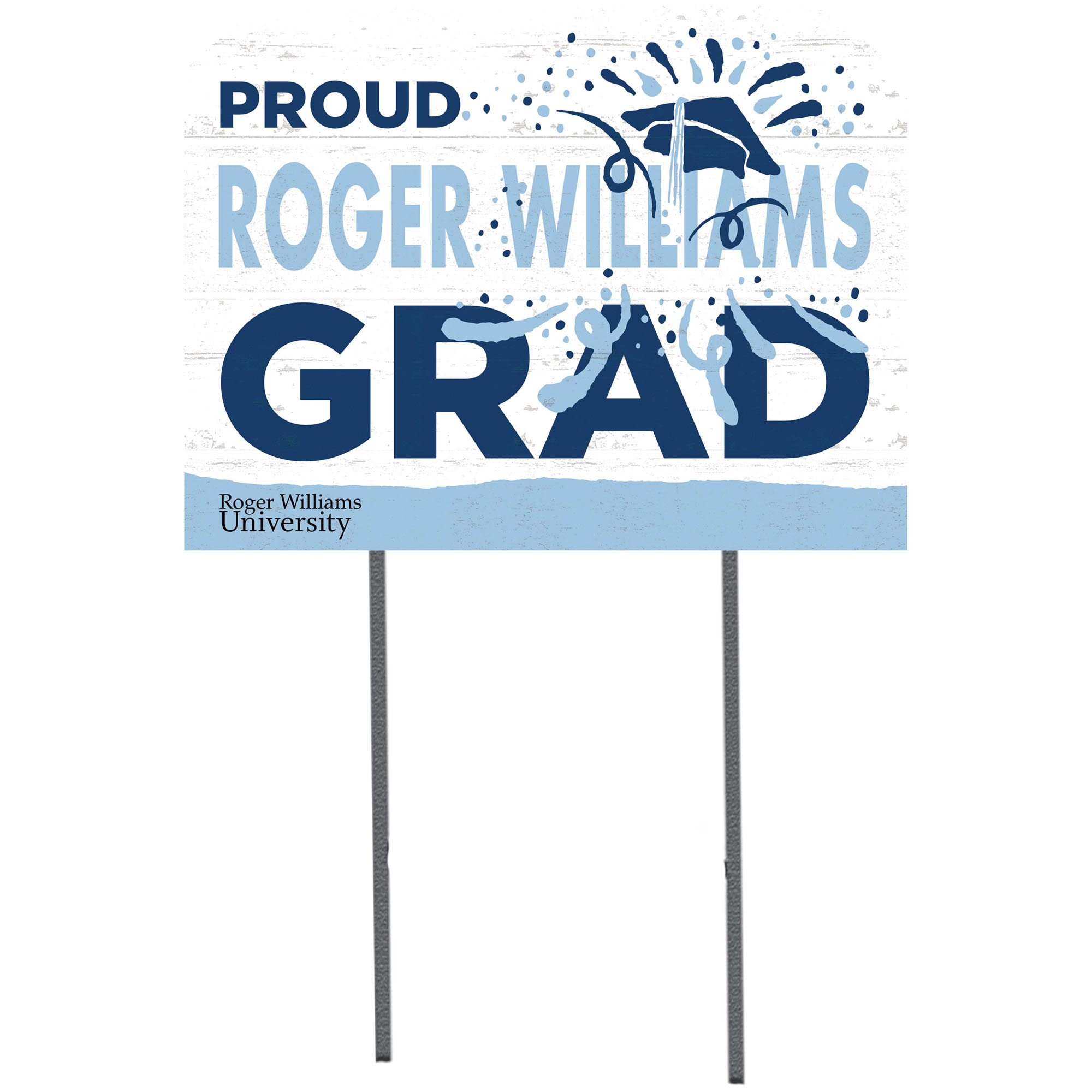 RWU Hawks 18" x 24" Yard Sign