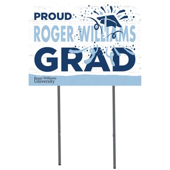 RWU Hawks 18" x 24" Yard Sign