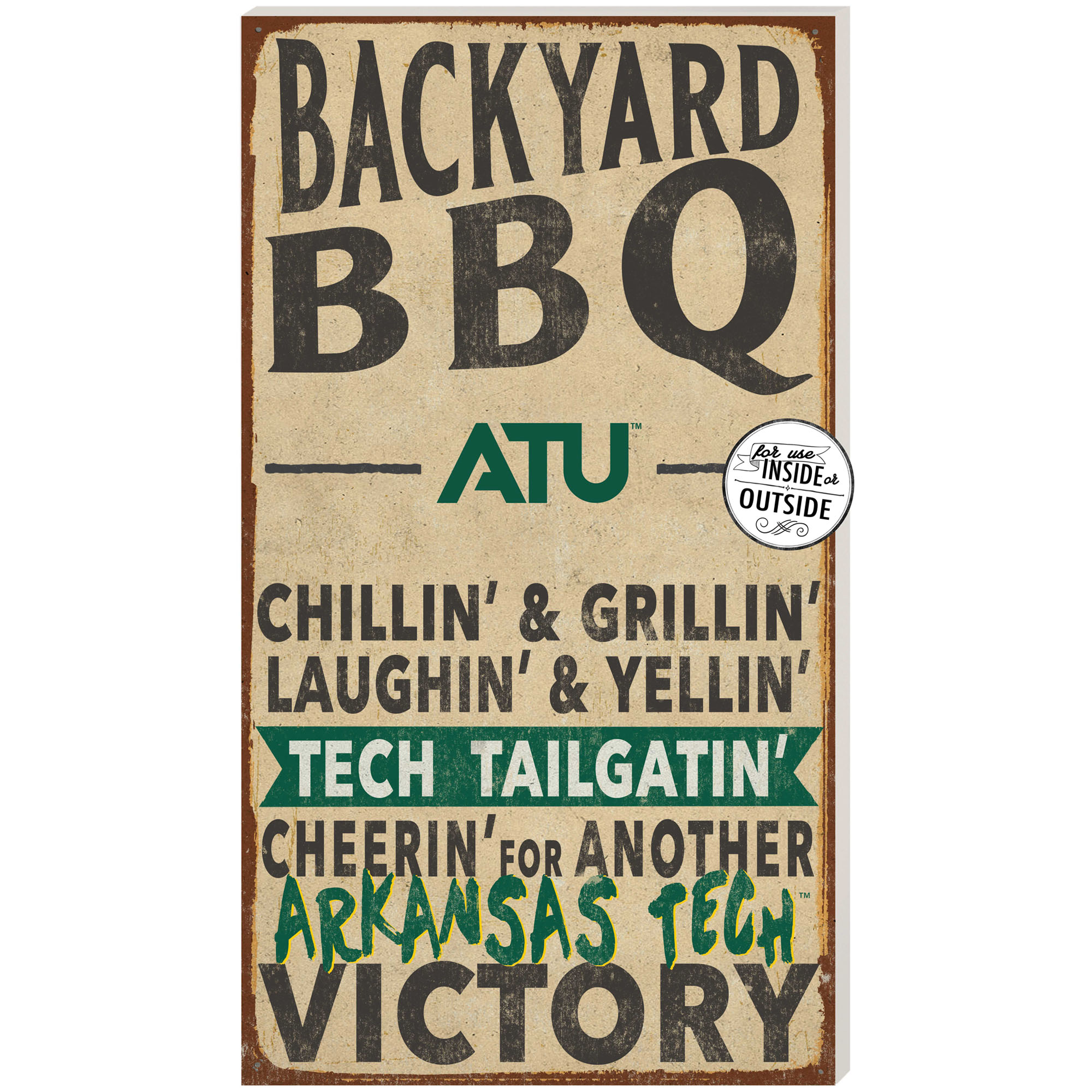 Arkansas Tech Wonder Boys 11'' x 20'' Indoor/Outdoor BBQ Sign