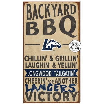 Longwood Lancers 11'' x 20'' Indoor/Outdoor BBQ Sign