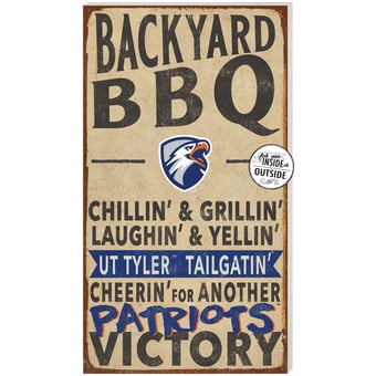 Texas Tyler Patriots 11'' x 20'' Indoor/Outdoor BBQ Sign