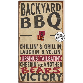 Ursinus Bears 11'' x 20'' Indoor/Outdoor BBQ Sign