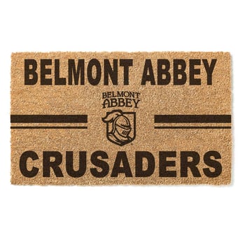 Belmont Abbey Crusaders 18" x 30" Team Logo Doormat