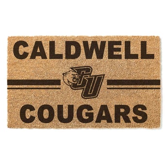 Caldwell Cougars 18" x 30" Team Logo Doormat