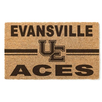Evansville Purple Aces 18" x 30" Team Logo Doormat