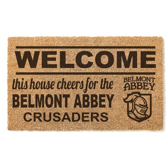 Belmont Abbey Crusaders 18" x 30" Welcome Doormat