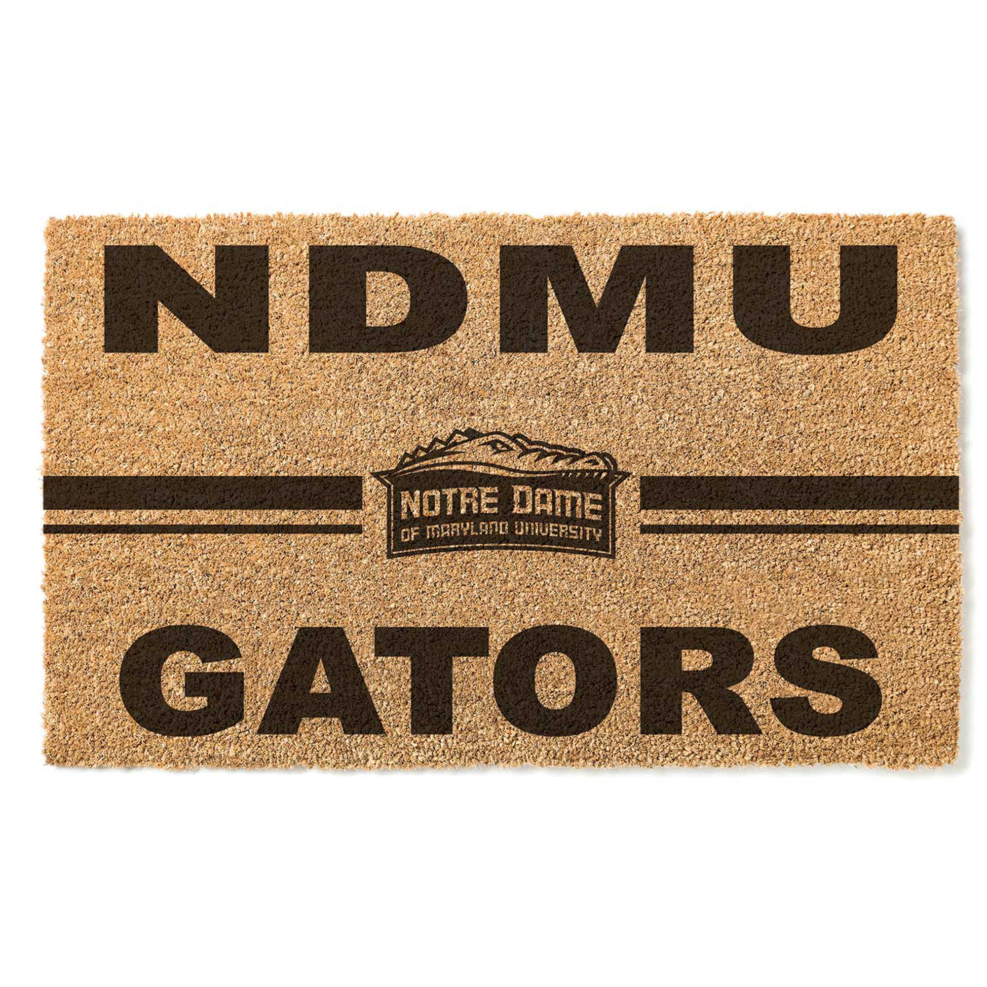 Notre Dame of Maryland Gators 18" x 30" Team Logo Doormat