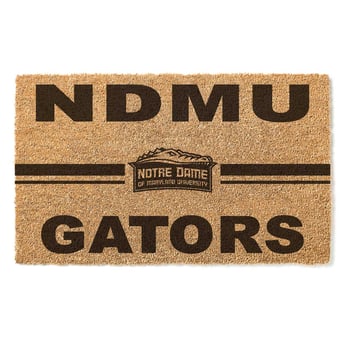 Notre Dame of Maryland Gators 18" x 30" Team Logo Doormat