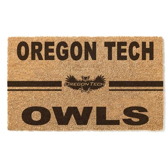 Oregon Tech Hustlin' Owls 18" x 30" Team Logo Doormat