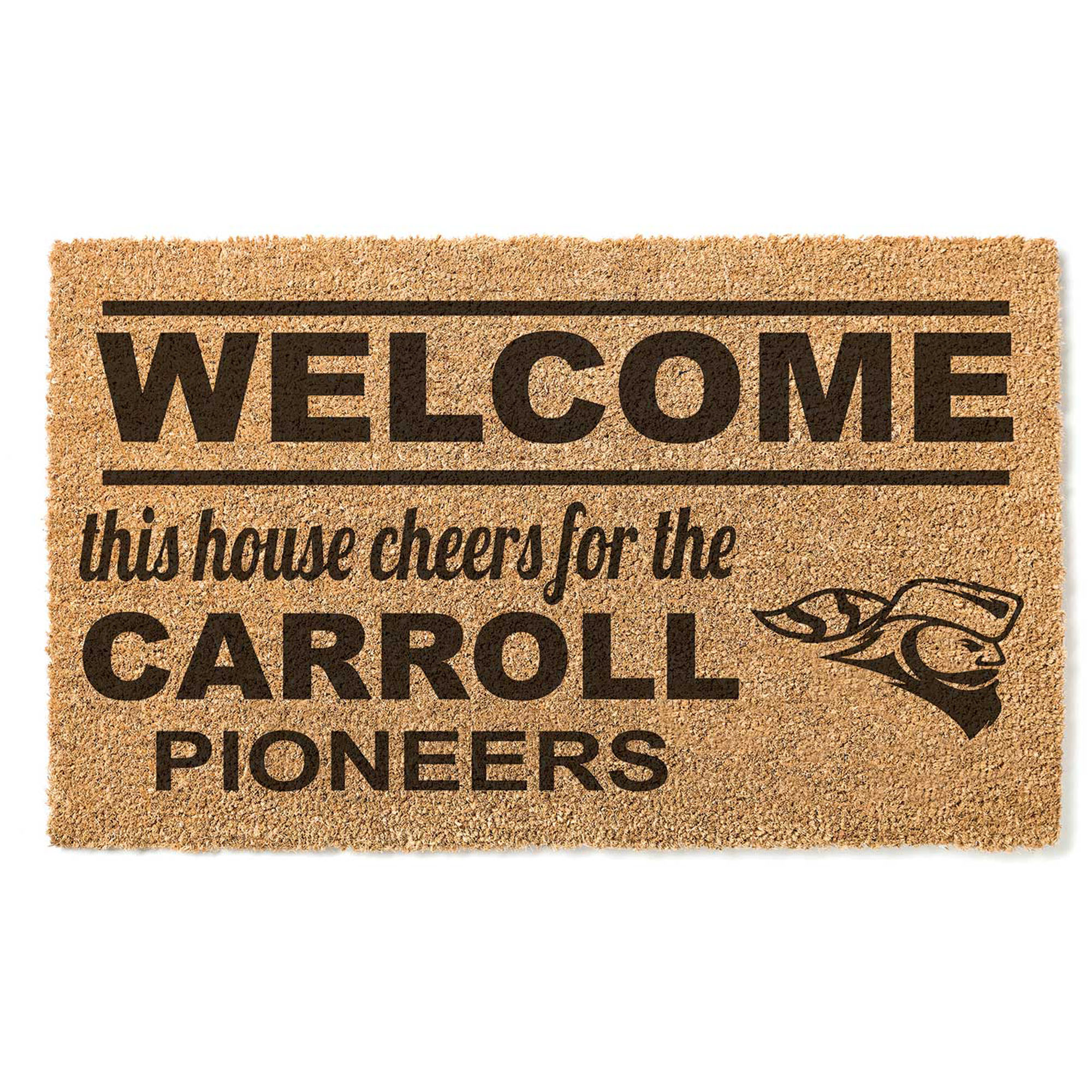 Carroll University Pioneers 18" x 30" Welcome Doormat