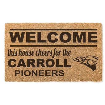 Carroll University Pioneers 18" x 30" Welcome Doormat