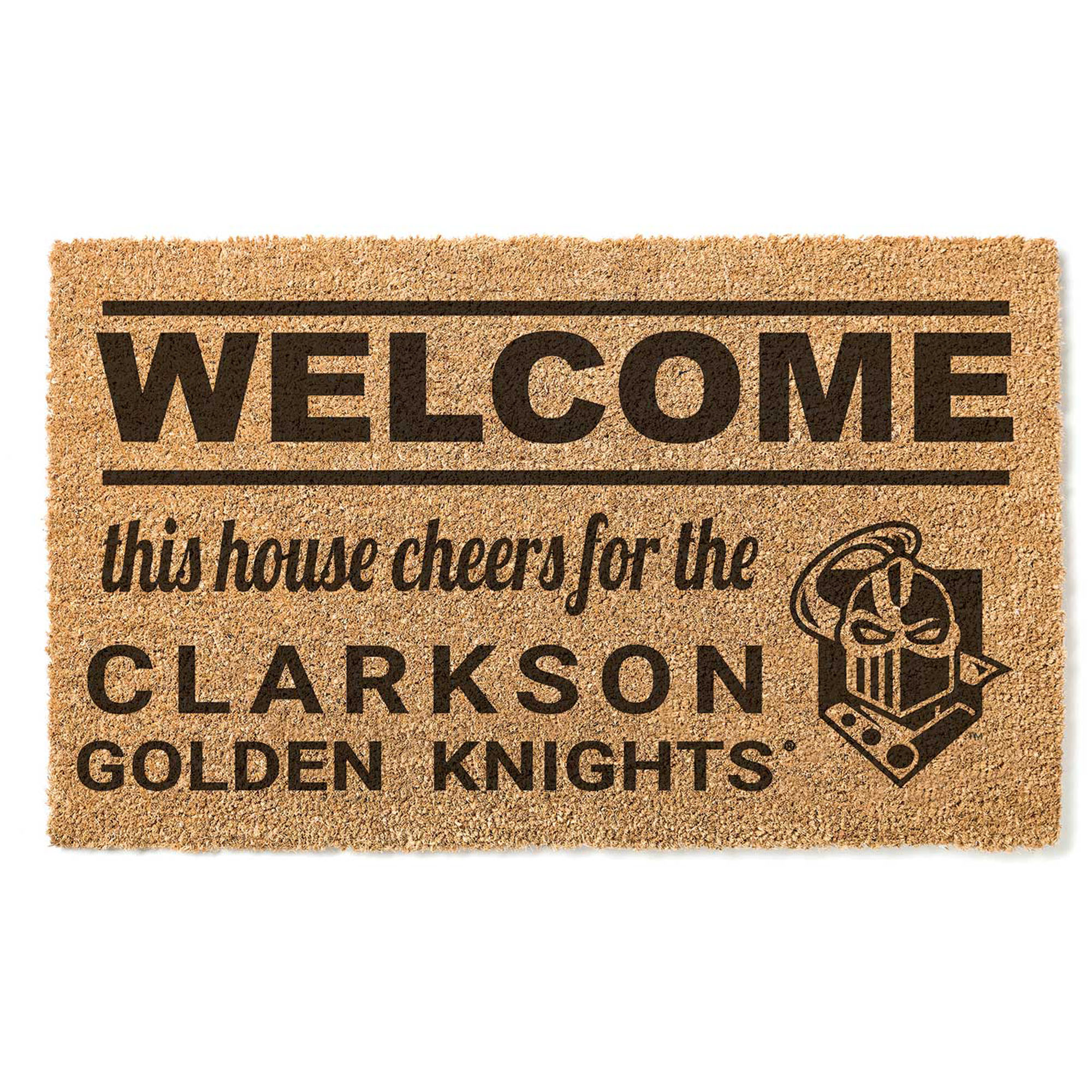Clarkson Golden Knights 18" x 30" Welcome Doormat