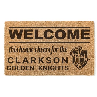 Clarkson Golden Knights 18" x 30" Welcome Doormat