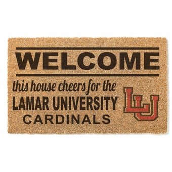 Lamar Cardinals 18" x 30" Welcome Doormat