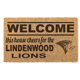 Lindenwood Lions 18" x 30" Welcome Doormat