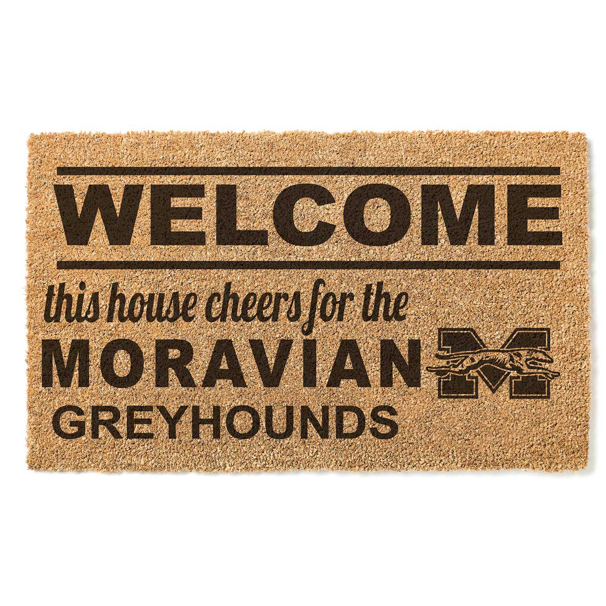 Moravian Greyhounds 18" x 30" Welcome Doormat