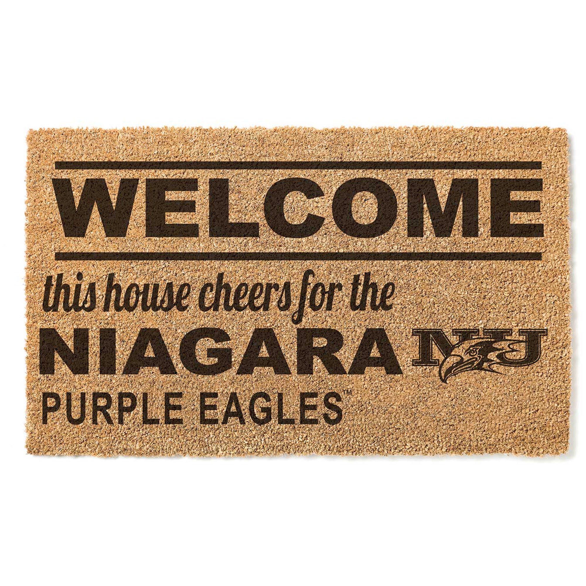 Niagara Purple Eagles 18" x 30" Welcome Doormat