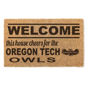 Oregon Tech Hustlin' Owls 18" x 30" Welcome Doormat