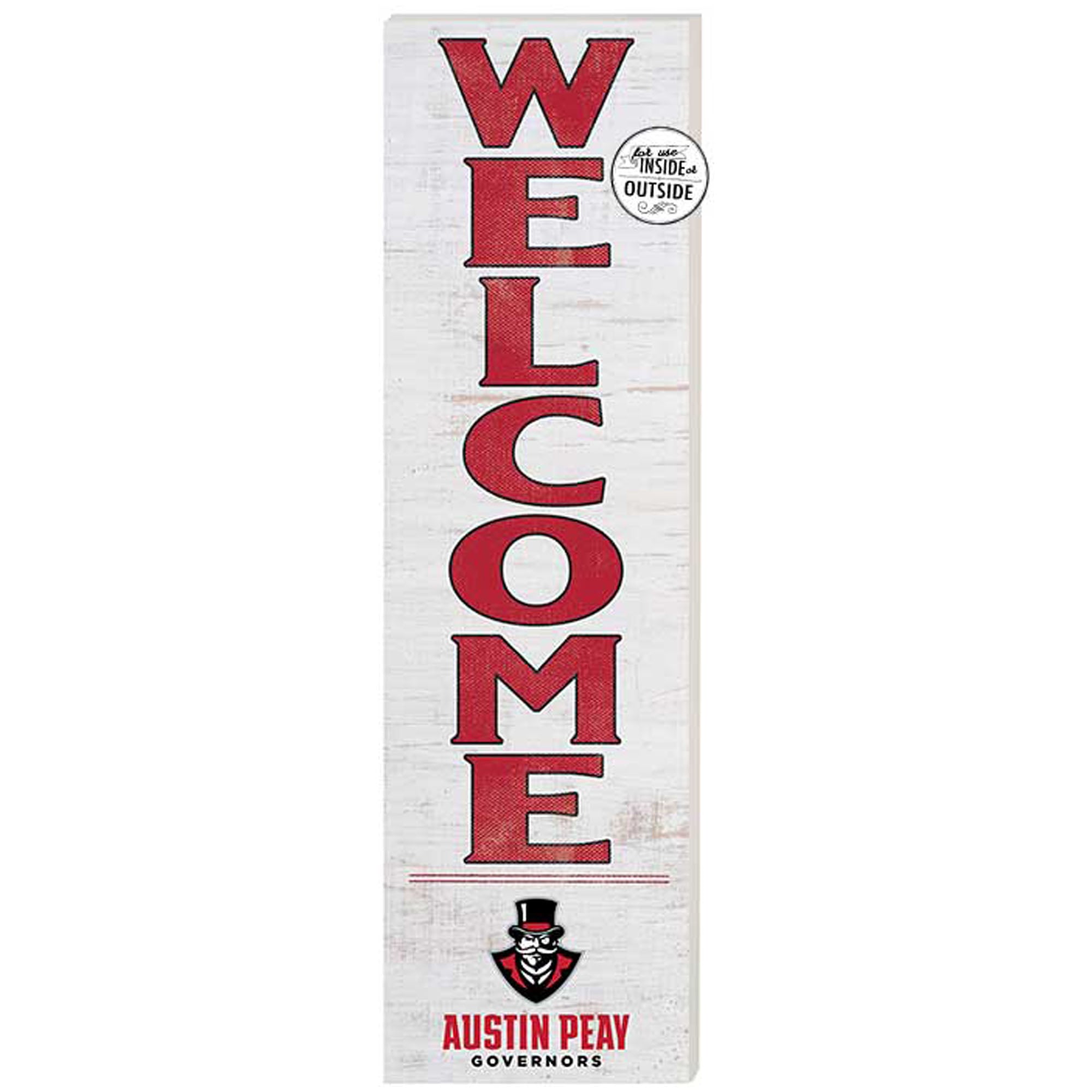 Austin Peay State Governors 10'' x 35'' Indoor/Outdoor Welcome Sign